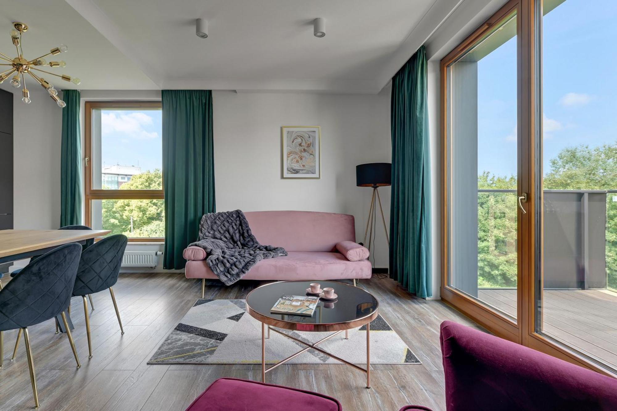 Front Park Apartments With Parking By Lion Apartments グダニスク エクステリア 写真